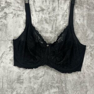 Elegant Black Lace Bra
